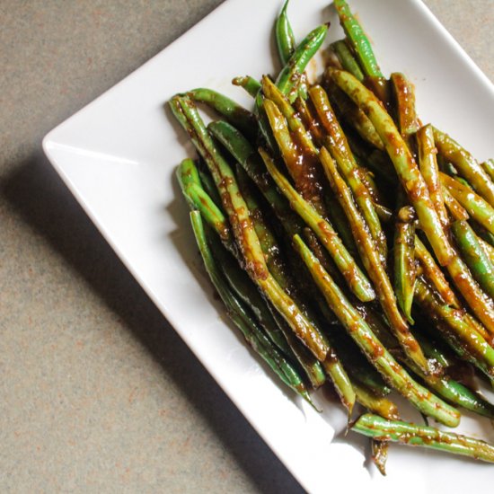 Green Beans in Black Bean Sauce