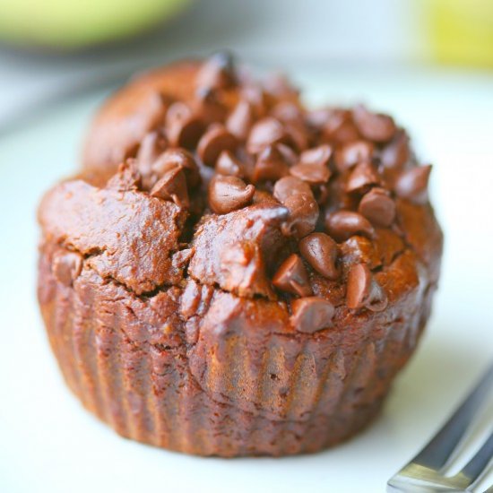 Flourless Chocolate Muffins