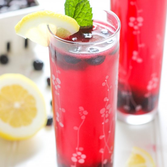 Blueberry Mint Lemonade