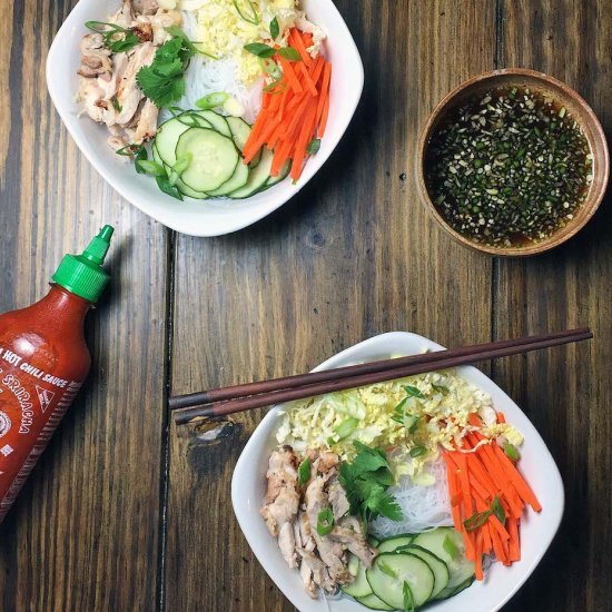 Vietnamese Rice noodle Bowl