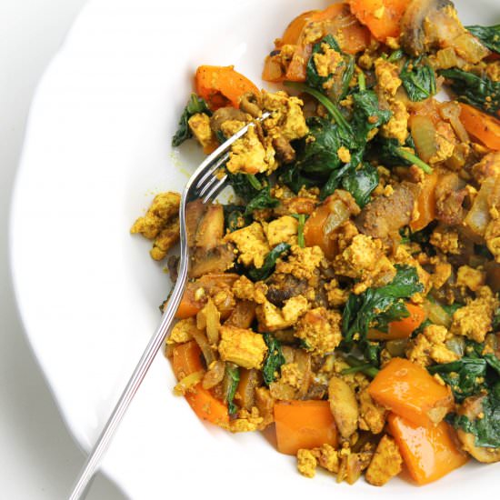 Curried Tofu Scramble