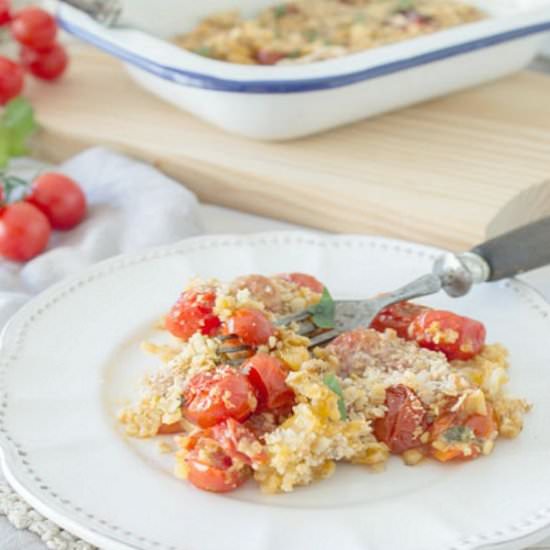 Cherry Tomato Crumble