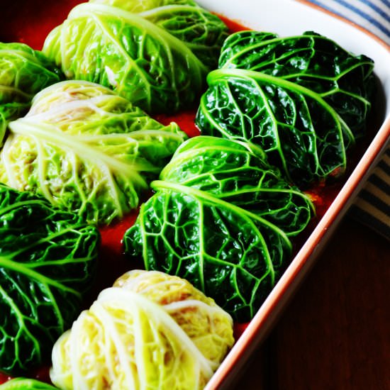 Holubtsi: Ukrainian Stuffed Cabbage