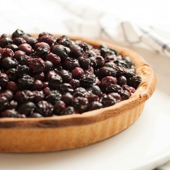 Scandinavian Blueberry Tart