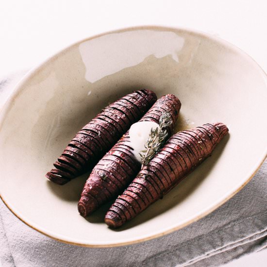 Hasselback Sweet Potatoes