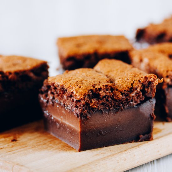 Mocha Magic Custard Cake