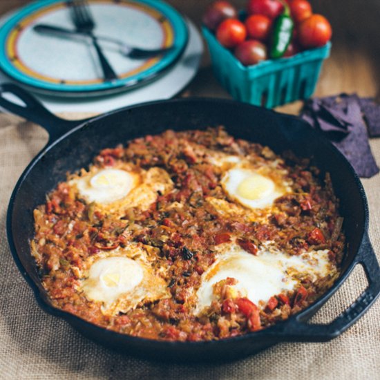 Eggs Simmered in Summer Sauce