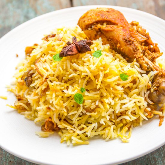 Easy Chicken Dum Biryani