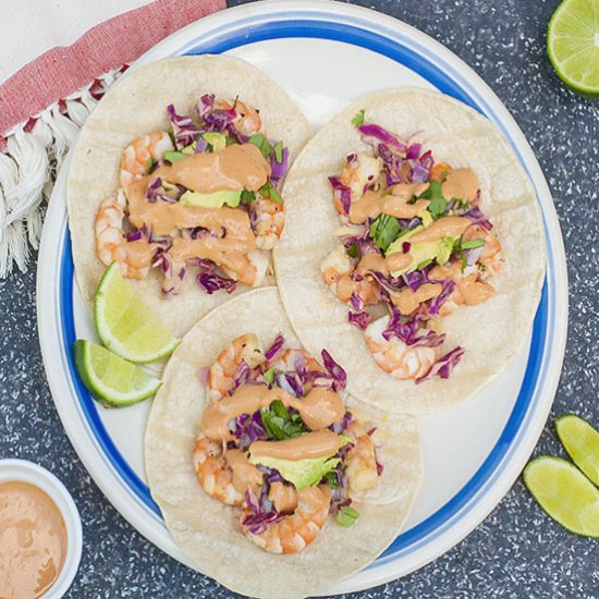 Tequila Shrimp Tacos