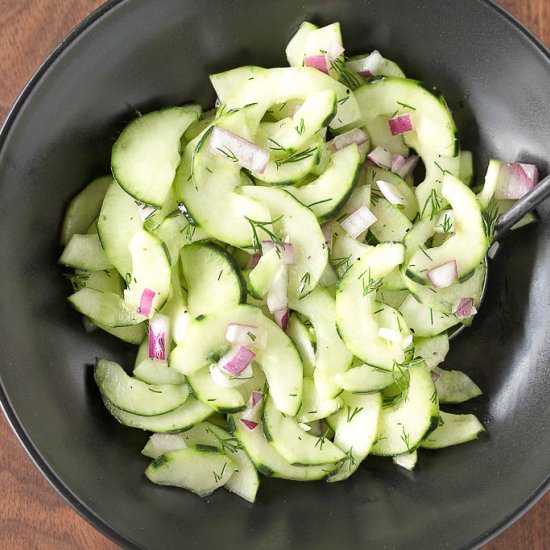 Cucumber & Dill Salad