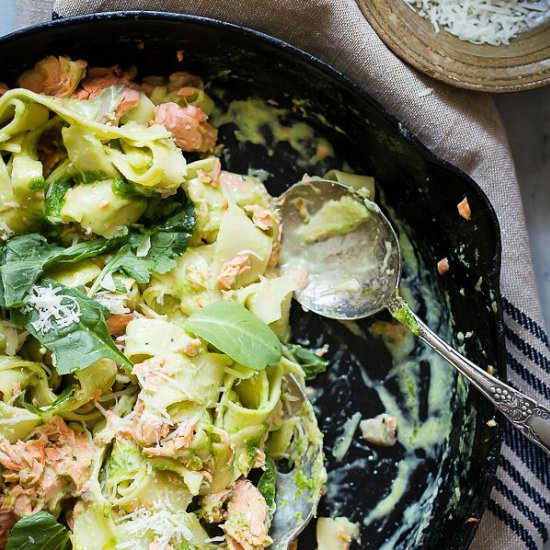 Pappardelle Pasta with Salmon