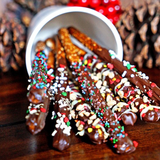 Chocolate Dipped Pretzels