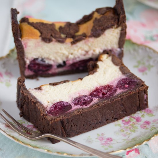 Amaretto cherry loaf cake