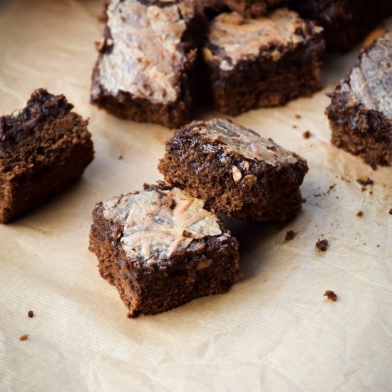 Mocha Almond Fudge Chess Squares