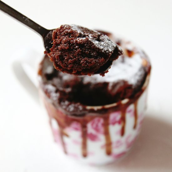 Chocolate Nutella Mug Cake