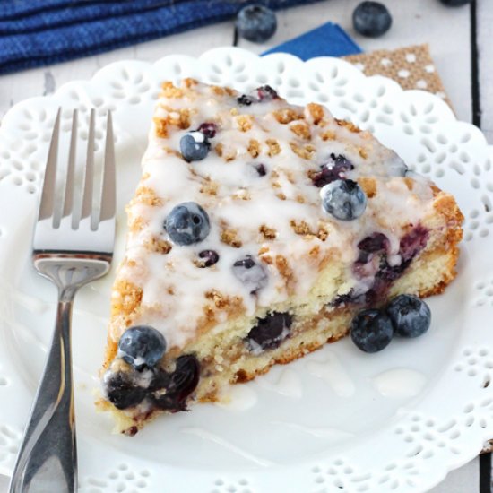 Blueberry Streusel Coffee Cake