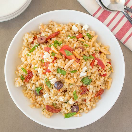 Mediterranean couscous salad