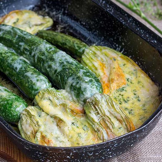 Stuffed Zucchini Flowers