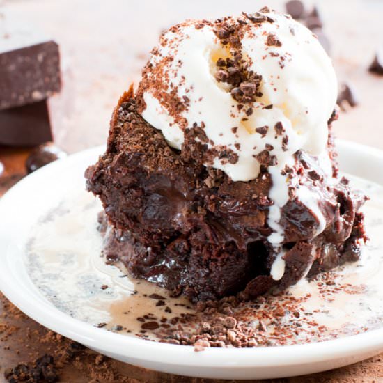 Chocolate Brownies with Espresso