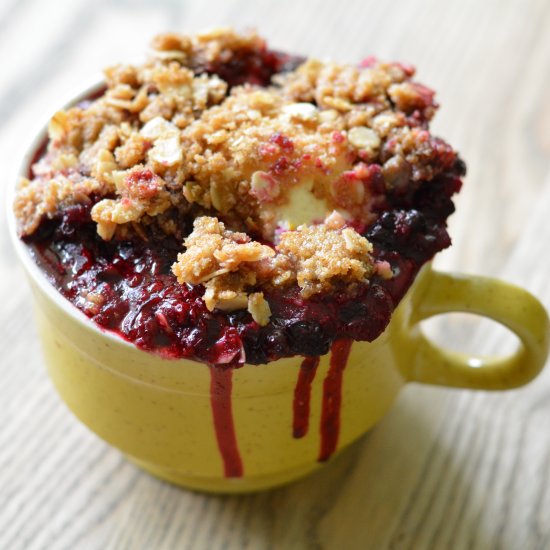 Foraged Marionberry Crisp