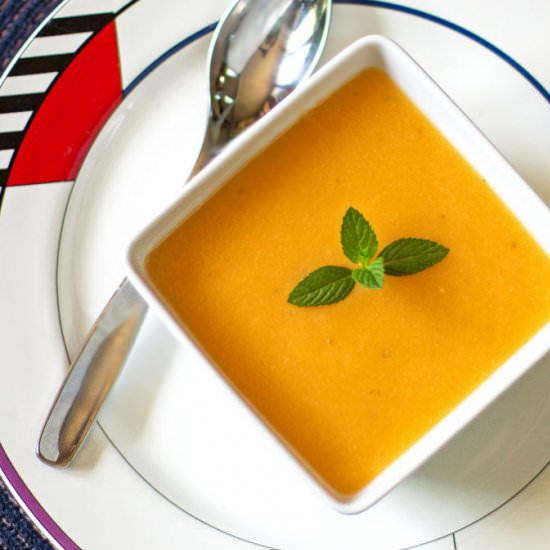 Cantaloupe Cucumber Soup