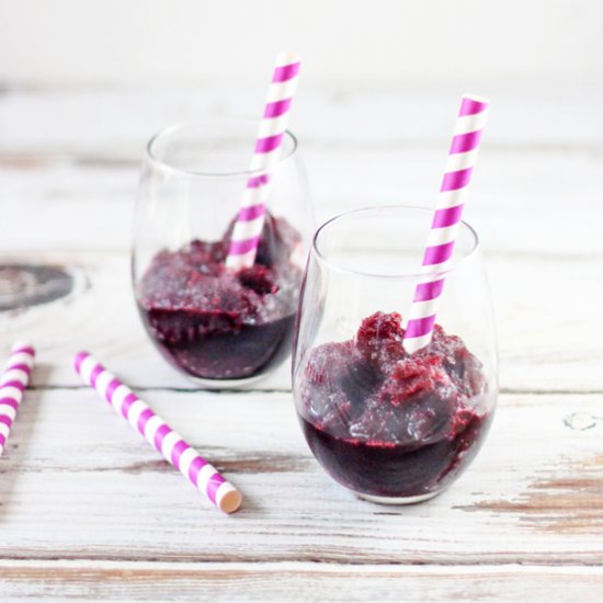 Blackberry Merlot Slushies