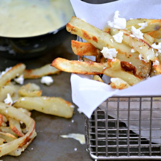 Oven-Baked Feta Fries