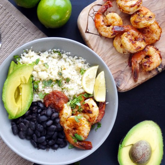 Shrimp Taco Bowls