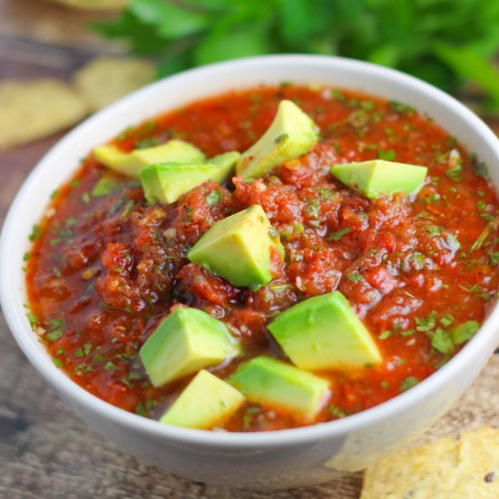 5 Minute Avocado Chipotle Salsa