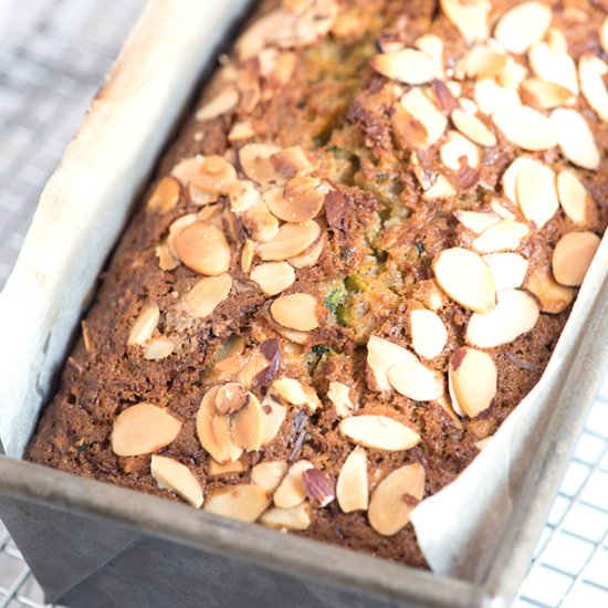 Zucchini Bread with Almonds