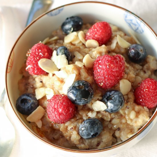 Brown Rice & Quinoa Porridge