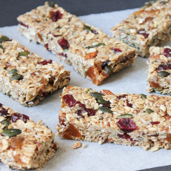 Healthy Chewy Muesli Bars