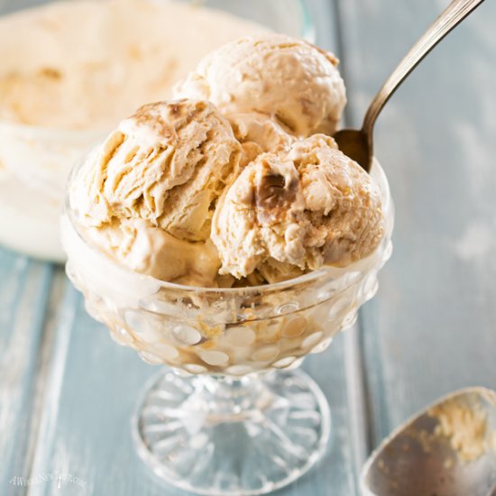 Spiced Maple Caramel Ice Cream