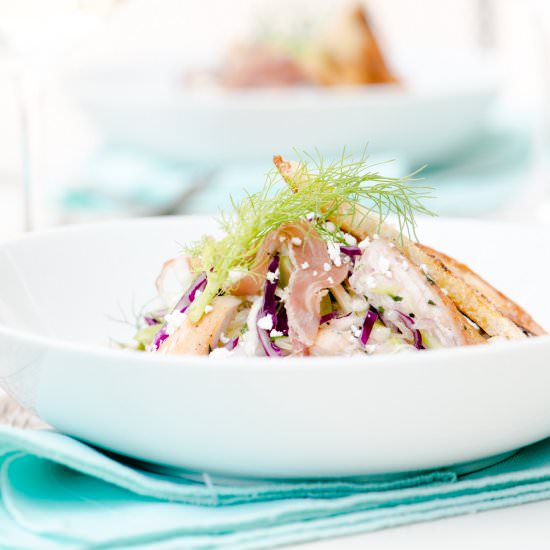 Chicken, Fennel, & Cabbage Salad