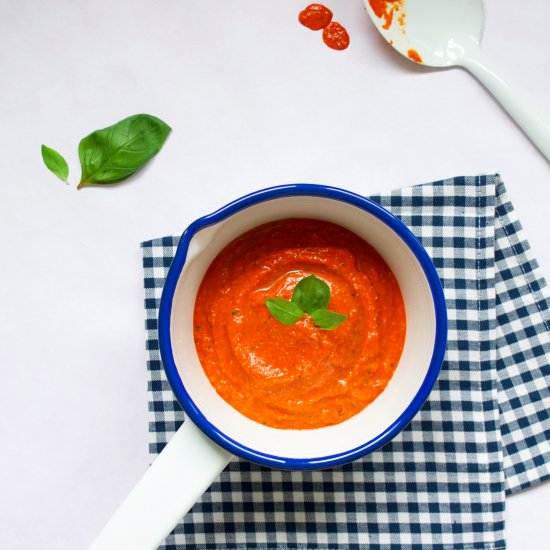 Red pepper hummus