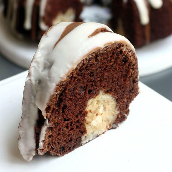 Chocolate Macaroon Bundt Cake