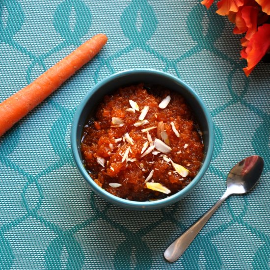 Dairy free Carrot Halwa