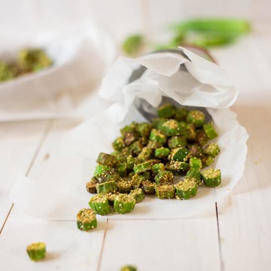 Cornmeal Fried Okra