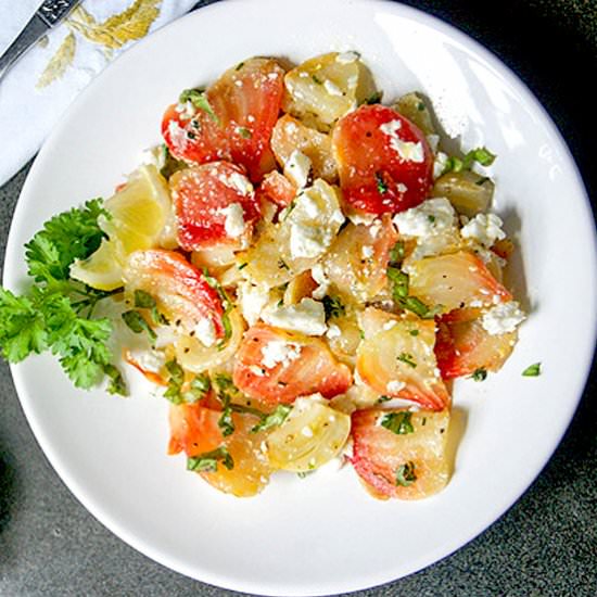 Roasted Beets and Feta