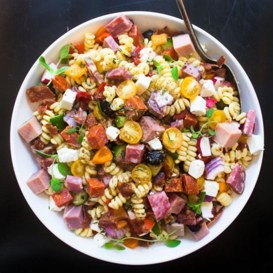 Meat Lover’s Pasta Salad