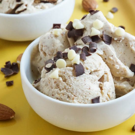 Almond Butter Frozen Yogurt