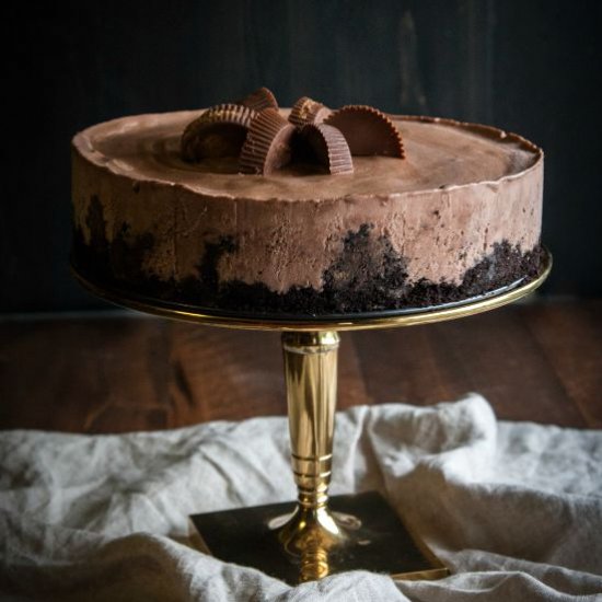 Chocolate Reese’s Ice Cream Cake