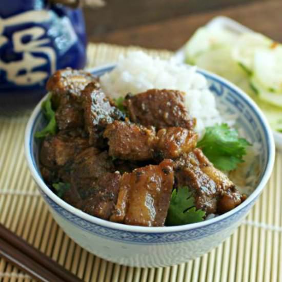 Thai Braised Pork Belly