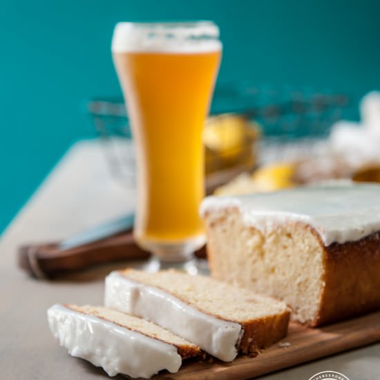 Lemon Beer Pound Cake