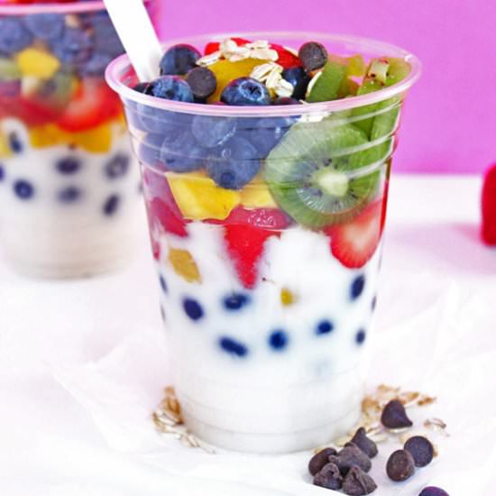 Fruit Cups with Coconut Yogurt