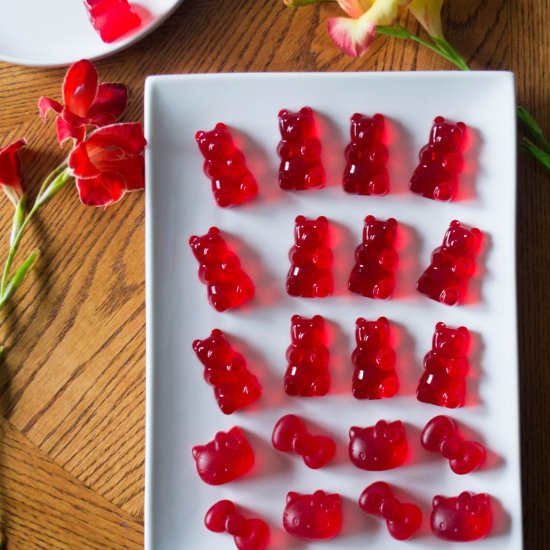 Strawberry Hello Kitty Gummies