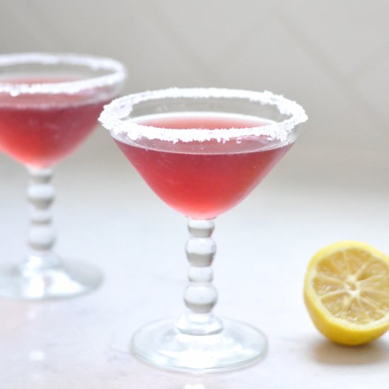 St Germaine & Black Currant Martini