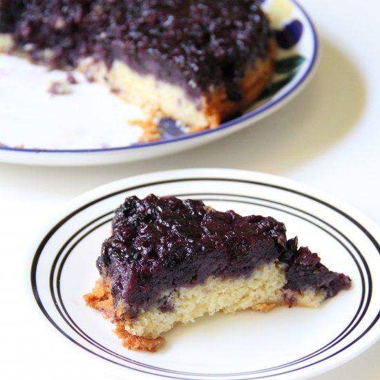 Blueberry Upside-Down Cake