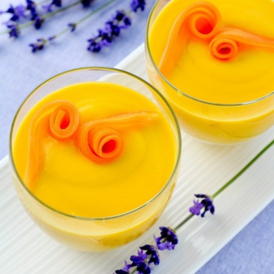 Carrot Cream with Mango