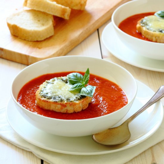 Roasted Red Pepper & Tomato Soup